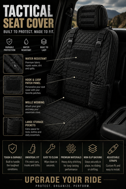Combat Cover™ Military-Grade Seat Cover