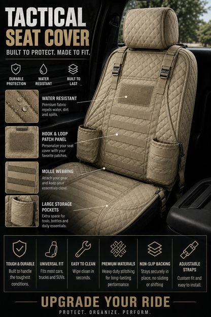 Combat Cover™ Military-Grade Seat Cover