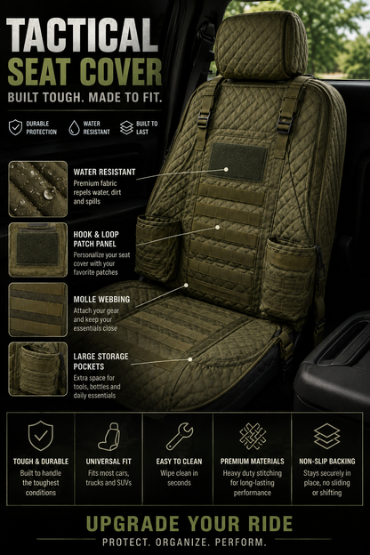 Combat Cover™ Military-Grade Seat Cover