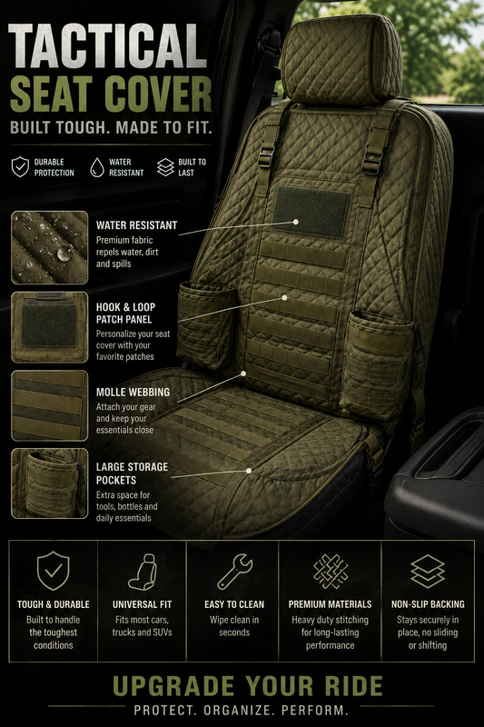 Combat Cover™ Military-Grade Seat Cover